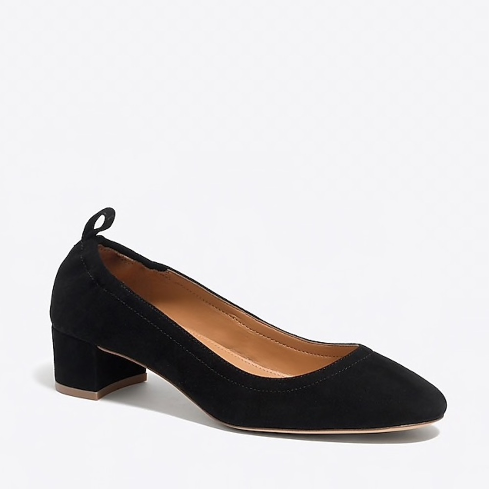 J.Crew Womens Anya Suede Block Heels